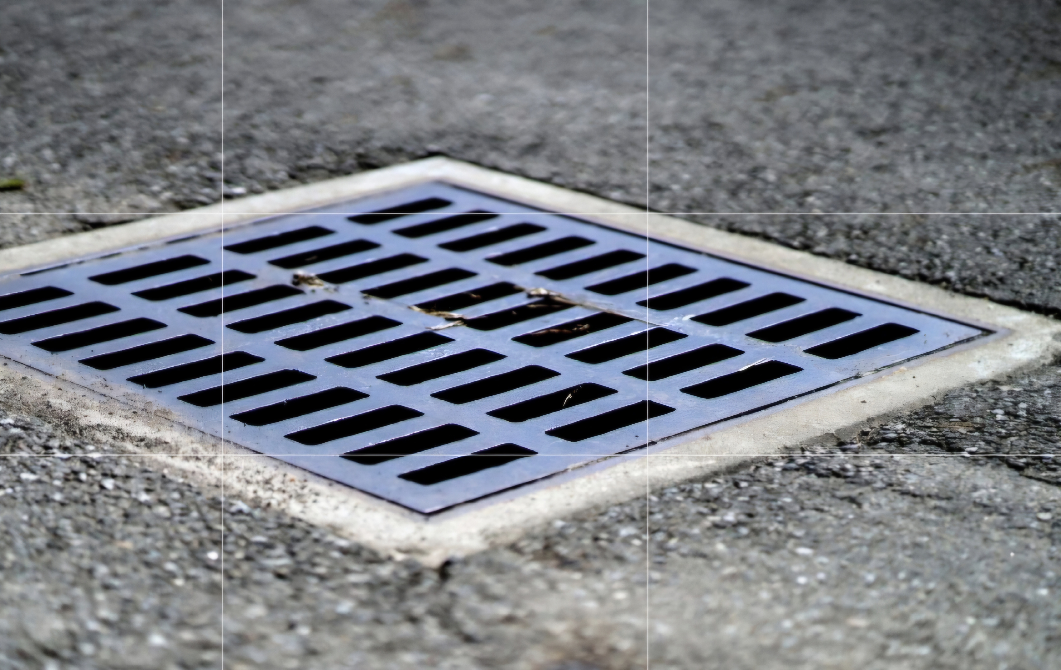 Catch basin after — completed repair